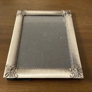 Fetco Wall/Shelf Pewter Tone Fleur De Lis Fetco 6.5” x 4.5” Photo Picture Frame